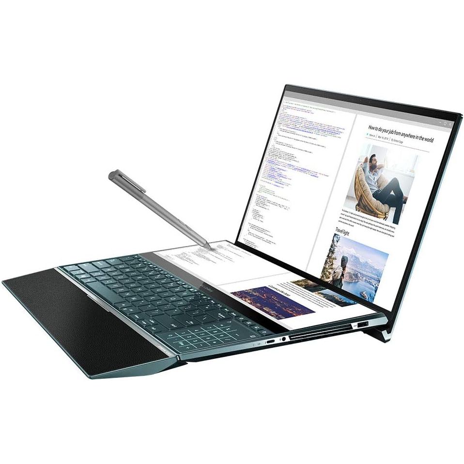 Buy ASUS,ASUS ZenBook Pro Duo UX581 – Intel Core i9, 32GB RAM, 1TB SSD, RTX 2060 6GB, 15.6" 4K Dual Screen Laptop Celestial Blue - Gadcet UK | UK | London | Scotland | Wales| Near Me | Cheap | Pay In 3 | Laptops