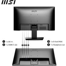 Buy MSI,MSI PRO MP223 22.3" FHD 100Hz Monitor, VA, 4ms, FreeSync, HDMI/VGA, Anti-Glare, TÜV Certified - Gadcet UK | UK | London | Scotland | Wales| Near Me | Cheap | Pay In 3 | Computer Monitors