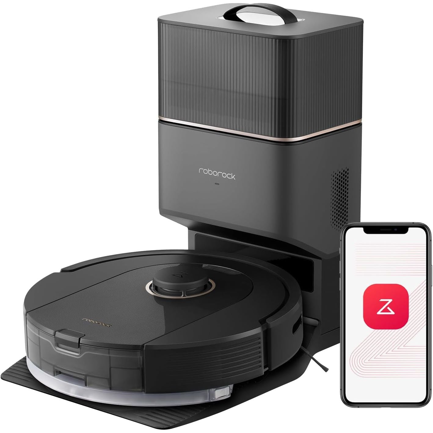 Buy Roborock,Roborock Q5 Pro+ Robot Vacuum with Mop – Self-Emptying, 5500Pa Suction, DuoRoller Brush, Smart Navigation – Ideal for Pet Hair & Hard Floors - Gadcet UK | UK | London | Scotland | Wales| Near Me | Cheap | Pay In 3 | Vacuums