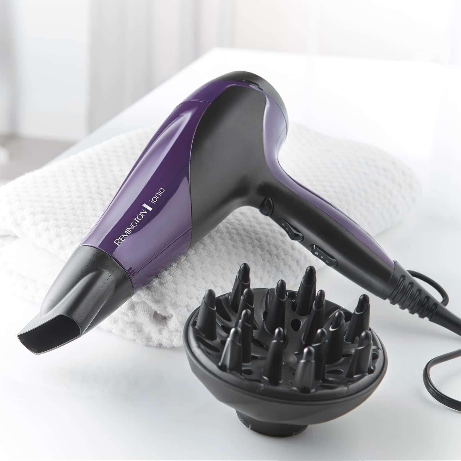 Buy Remington,Remington D3190 Ionic Conditioning Hair Dryer - Purple - Gadcet UK | UK | London | Scotland | Wales| Ireland | Near Me | Cheap | Pay In 3 | Hair Dryers
