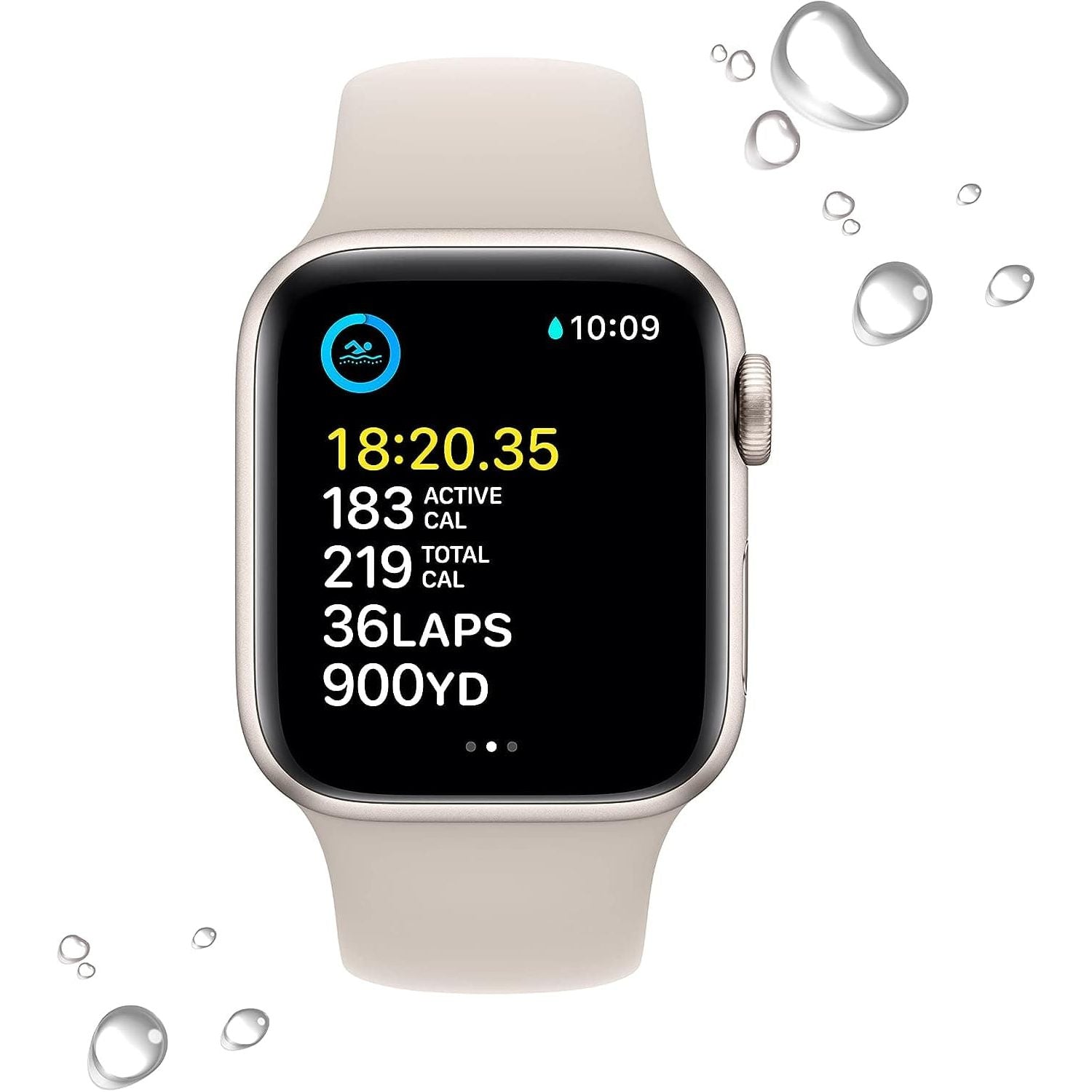 Buy Apple,Apple Watch SE (2nd generation) GPS 40mm Alu Case - Starlight Sport Band - Gadcet UK | UK | London | Scotland | Wales| Ireland | Near Me | Cheap | Pay In 3 | Watches