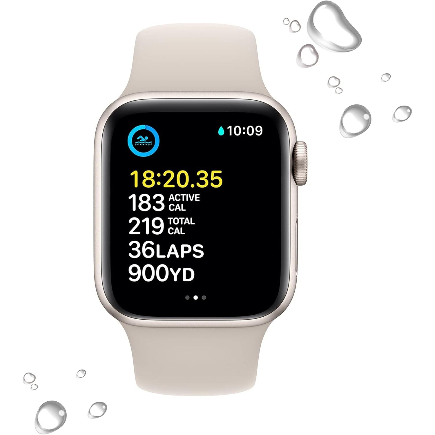 Buy Apple,Apple Watch SE (2nd Gen) GPS 40mm - Starlight Aluminium Case with Starlight Sport Band - Gadcet UK | UK | London | Scotland | Wales| Near Me | Cheap | Pay In 3 | Smart Watches