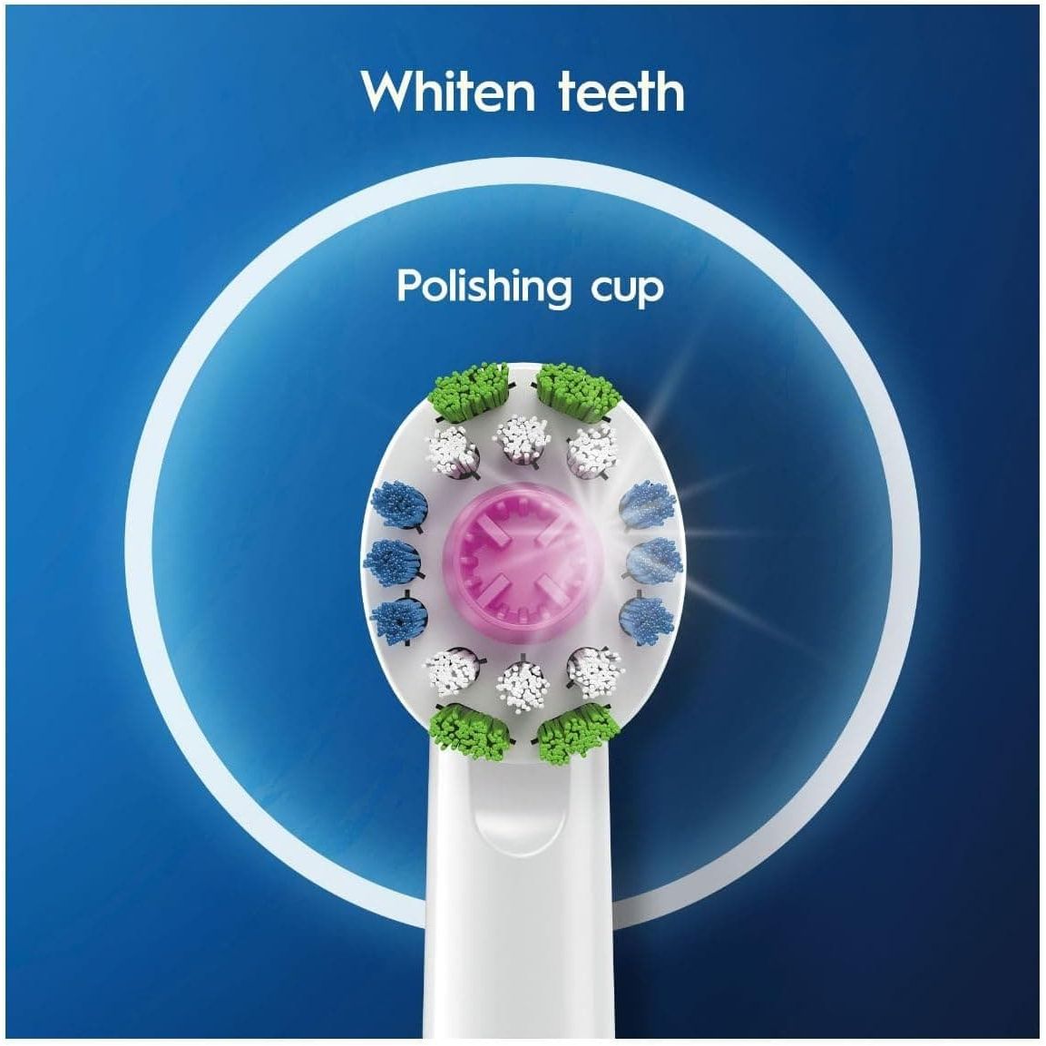 Buy Oral-B,Oral-B 3D White Electric Toothbrush Head with CleanMaximiser Technology, Angled Bristles for Deeper Plaque Removal, Pack of 12 Toothbrush Heads, White - Gadcet UK | UK | London | Scotland | Wales| Near Me | Cheap | Pay In 3 | Toothbrushes
