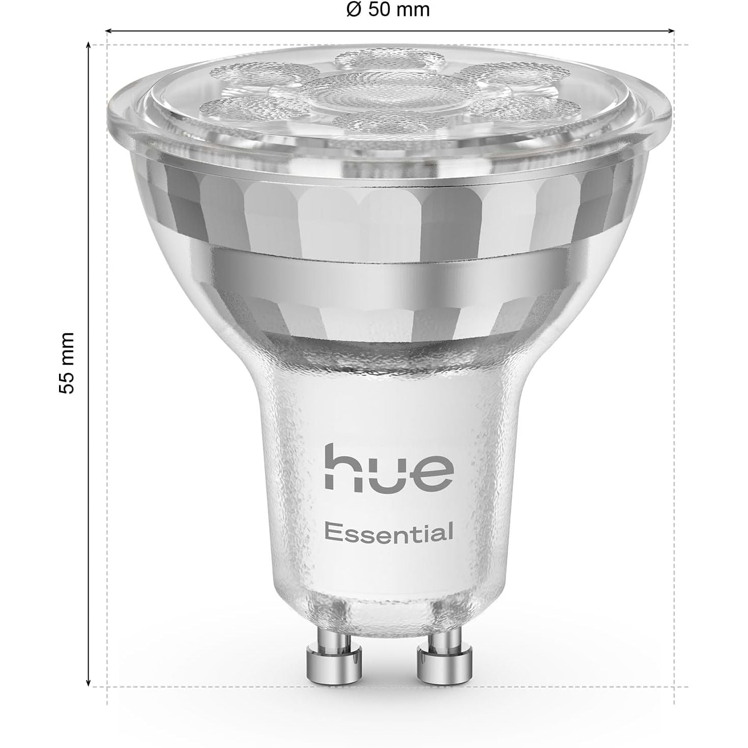 Buy PHILIPS,Philips Hue Essential Smart LED GU10 Spotlight Bulb – White & Colour Ambiance, 4.7W, 345 Lumens, Dimmable – 4 Pack - Gadcet UK | UK | London | Scotland | Wales| Near Me | Cheap | Pay In 3 | LED Light Bulbs