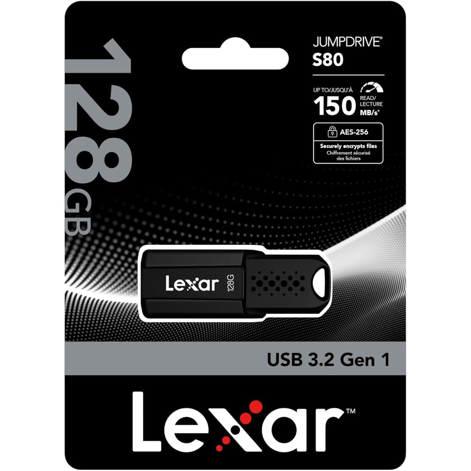 Buy Lexar,Lexar JumpDrive S80 128GB USB 3.1 Flash Drive - Up to 150MB/s Read, USB Stick for Computer, External Storage for Photos & Videos (LJDS080128G-BNBAG) - Gadcet UK | UK | London | Scotland | Wales| Near Me | Cheap | Pay In 3 | USB Flash Drives