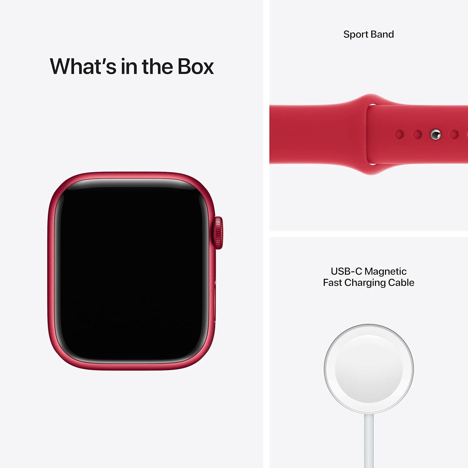Buy Apple,Apple Watch Series 7 (GPS, 45mm) - (PRODUCT)RED Aluminium Case with Sport Band - MKN23B/A - Gadcet UK | UK | London | Scotland | Wales| Ireland | Near Me | Cheap | Pay In 3 | Watches