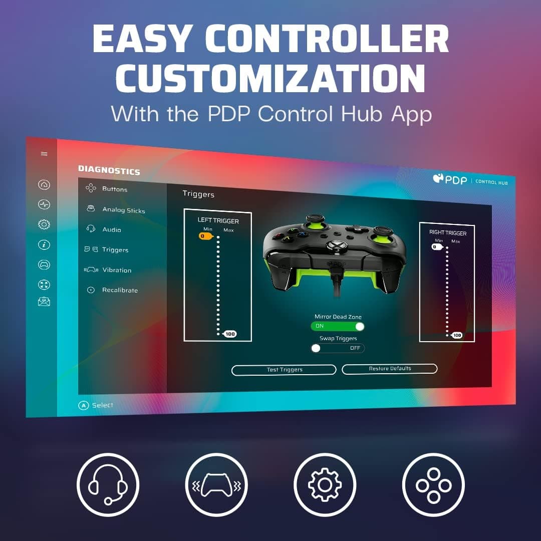 Buy PDP,PDP Wired Controller Electric Black for Xbox Series X|S, Gamepad, Wired Video Game Controller, Gaming Controller, Xbox One, Officially Licensed - Xbox Series X - Gadcet UK | UK | London | Scotland | Wales| Ireland | Near Me | Cheap | Pay In 3 | Video Game Console Accessories