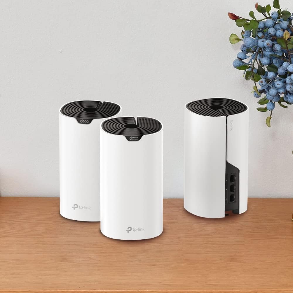 Buy TP-Link,TP-Link Deco S7 AC1900 Whole Mesh Wi-Fi System, Dual-Band with Gigabit Ports, Coverage up to 3,900 ft2, Connect up to 150 devices, 1.2 GHz CPU, Work with Amazon Alexa, Parental Controls, Pack of 2 - Gadcet UK | UK | London | Scotland | Wales| Near Me | Cheap | Pay In 3 | Network Cards & Adapters