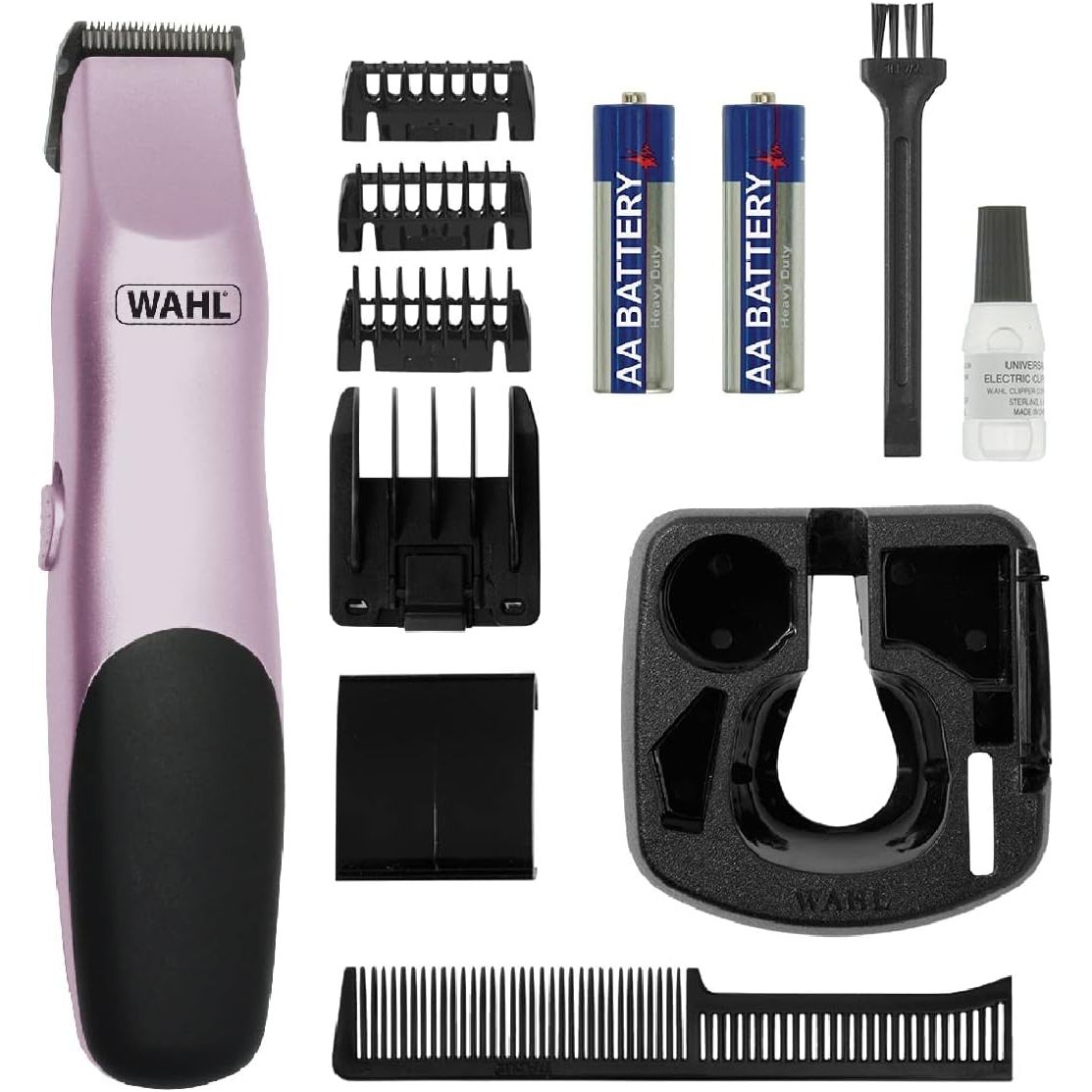 Buy Wahl,WAHL Women's Trimmer – Battery-Operated Personal Grooming Kit for Bikini Trimming & Styling – Pink - Gadcet UK | UK | London | Scotland | Wales| Near Me | Cheap | Pay In 3 | Trimmer & Shavers
