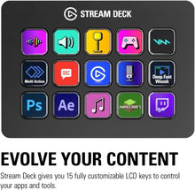 Buy ELGATO,Elgato Stream Deck MK.2 – Studio Controller, 15 macro keys, trigger actions in apps and software like OBS, Twitch, YouTube and more, works with Mac and PC, Black - Gadcet.com | UK | London | Scotland | Wales| Ireland | Near Me | Cheap | Pay In 3 | Media Streaming Devices