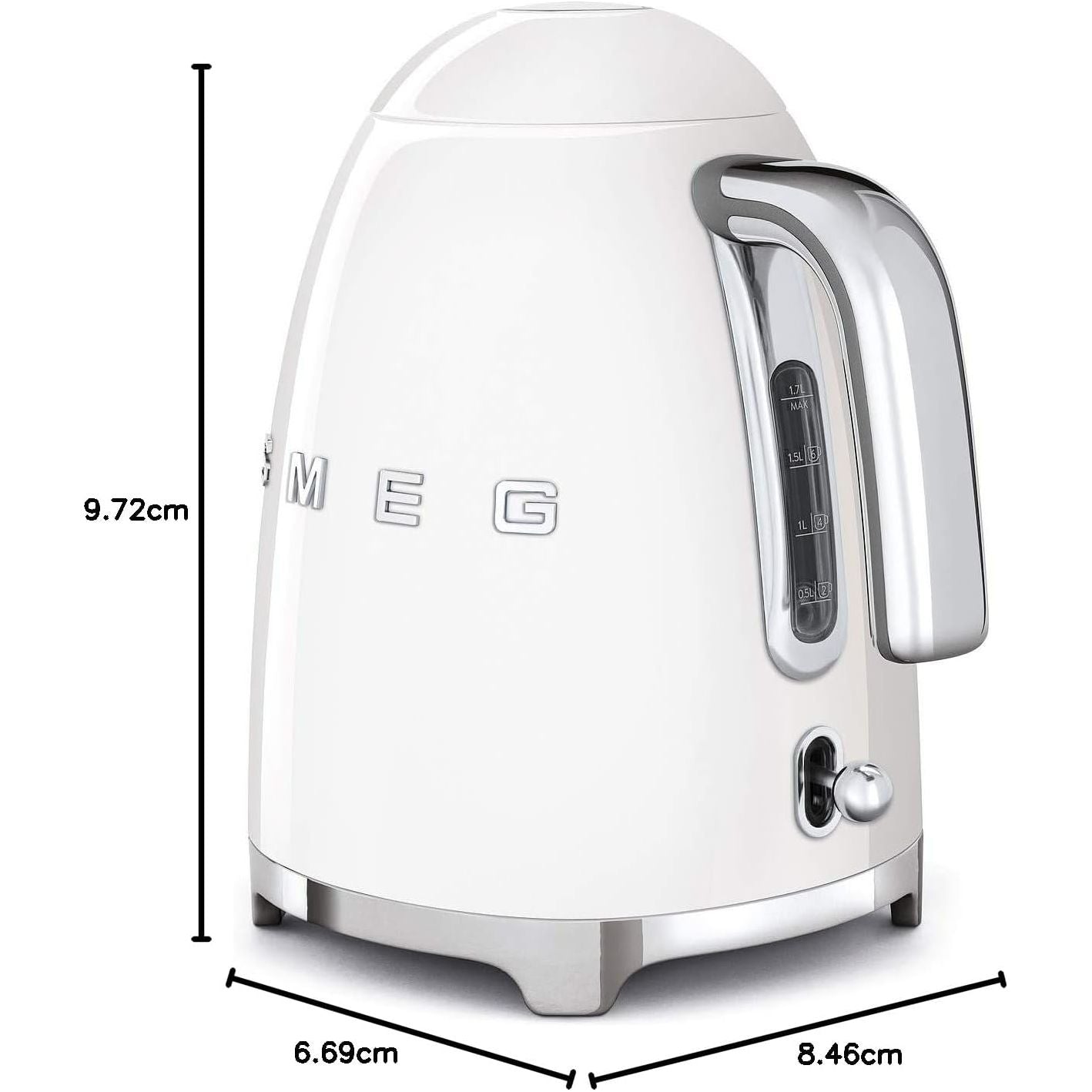 Buy Smeg,Smeg KLF03WHUK Retro Style Kettle - White - Gadcet UK | UK | London | Scotland | Wales| Near Me | Cheap | Pay In 3 | Electric Kettles