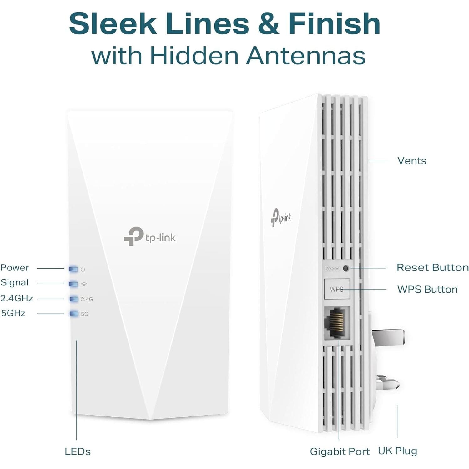 Buy TP-Link,TP-Link Mesh WiFi 6 Booster, Ultraxtend WiFi Range Extender with 1 Gigabit Port, AX3000 Mbps Internet Booster, 5GHz, App Control Easy Setup, UK Plug (RE700X) - Gadcet | UK | London | Scotland | Wales| Near Me | Cheap | Pay In 3 | Network Cards & Adapters