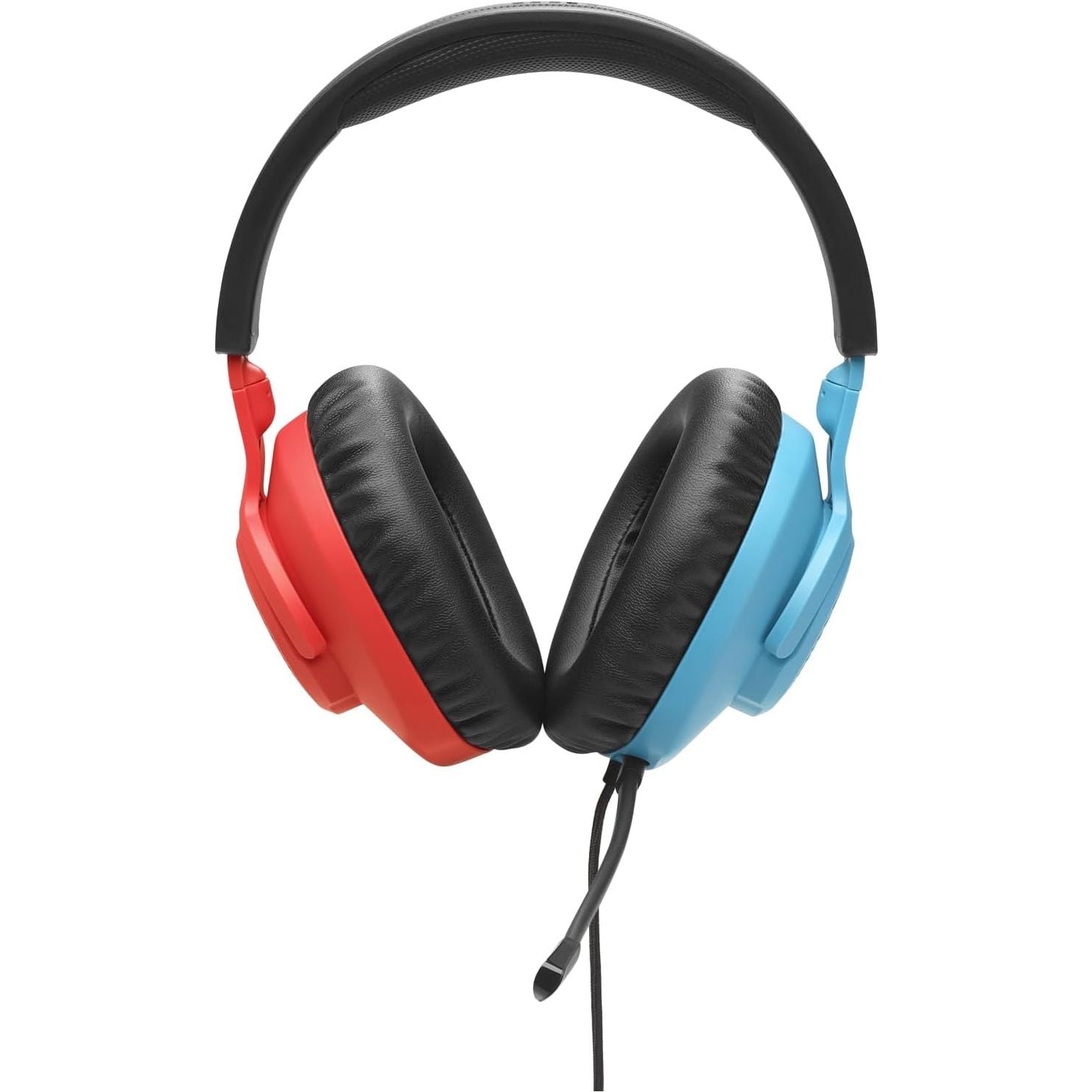 Buy JBL,JBL Quantum 100N Wired Gaming Headset - Detachable Mic, QuantumSOUND, Memory Foam, Multi-Platform, Blue/Red - Gadcet UK | UK | London | Scotland | Wales| Near Me | Cheap | Pay In 3 | Headphones & Headsets