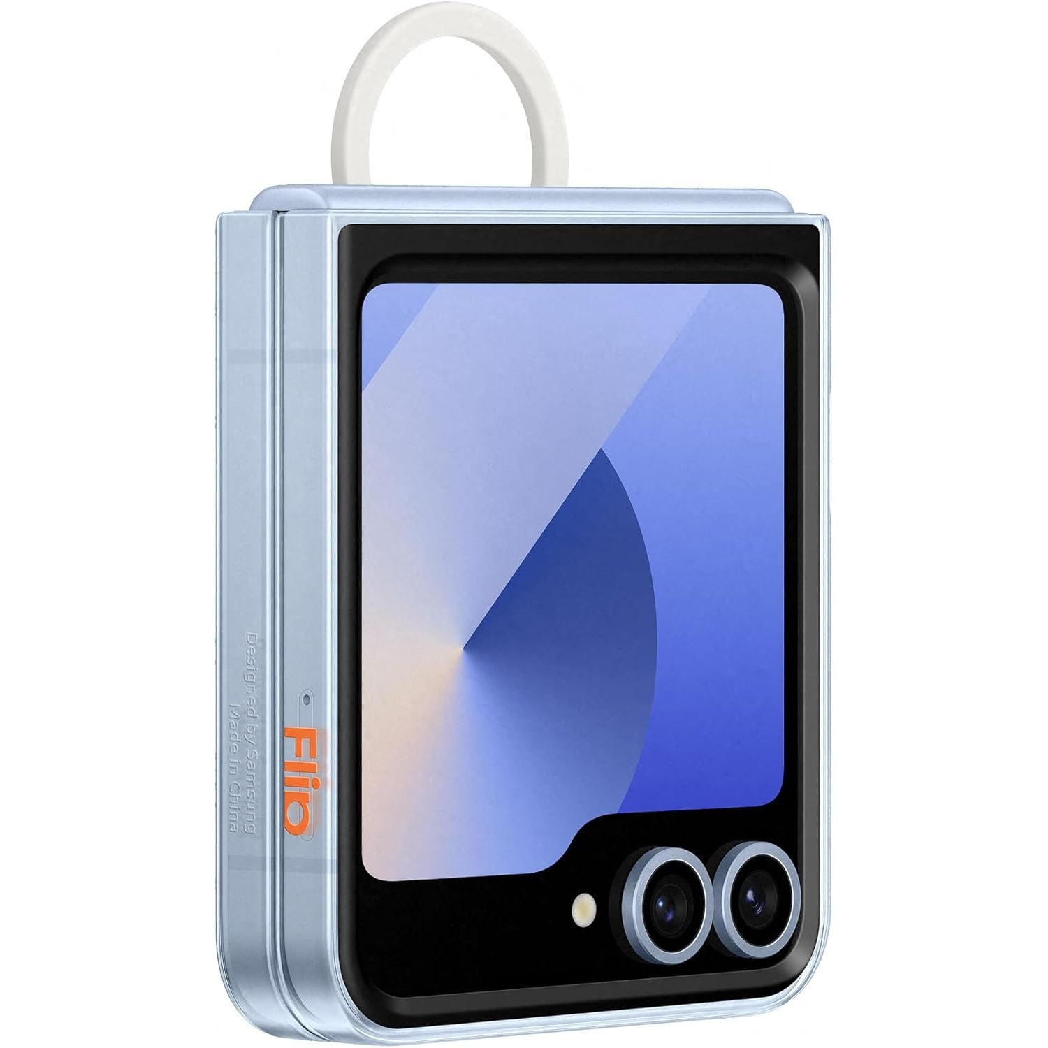 Buy Gadcet UK,Samsung Galaxy Z Flip6 Official Clear Case with Ring, Transparent - Gadcet UK | UK | London | Scotland | Wales| Near Me | Cheap | Pay In 3 | Mobile Phone Cases