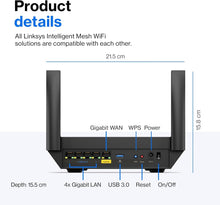 Buy Linksys,Linksys Hydra 6 AX3000 Dual-Band Wi-Fi 6 Mesh Router - Gadcet UK | UK | London | Scotland | Wales| Ireland | Near Me | Cheap | Pay In 3 | Bridges & Routers