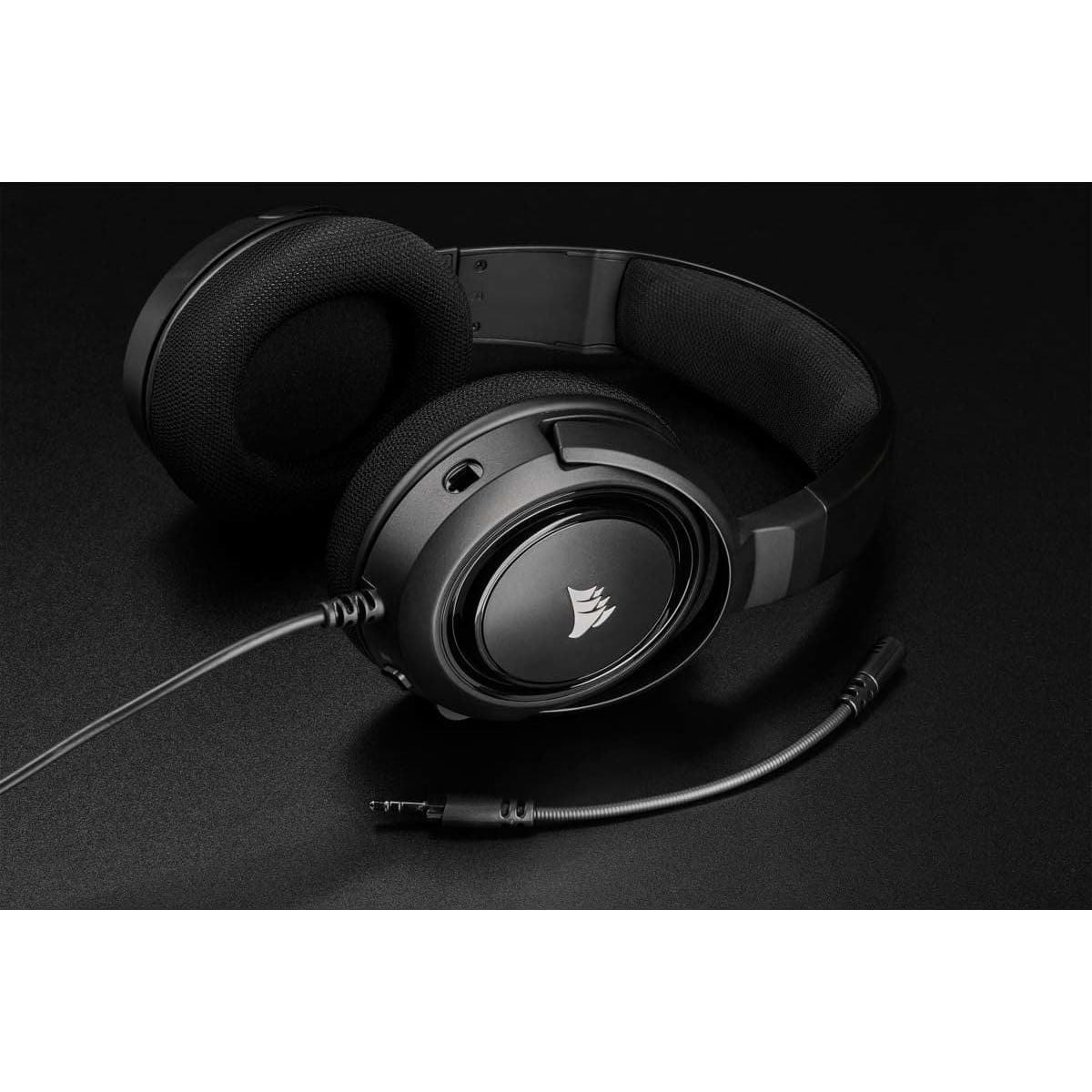 Buy Corsair,CORSAIR HS35 Stereo Lightweight Multiplatform Wired Gaming Headset – Detachable Uni-Directional Microphone – Neodymium Drivers – PC, PS5, PS4, Xbox, Nintendo Switch, Mobile – Carbon - Gadcet UK | UK | London | Scotland | Wales| Ireland | Near Me | Cheap | Pay In 3 | Headphones & Headsets