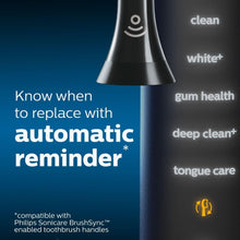 Buy Philips,Genuine Philips Sonicare Diamondclean Replacement Toothbrush Heads, HX6062/95, Brushsync Technology, Black 2-pk - Gadcet UK | UK | London | Scotland | Wales| Near Me | Cheap | Pay In 3 | Health Care