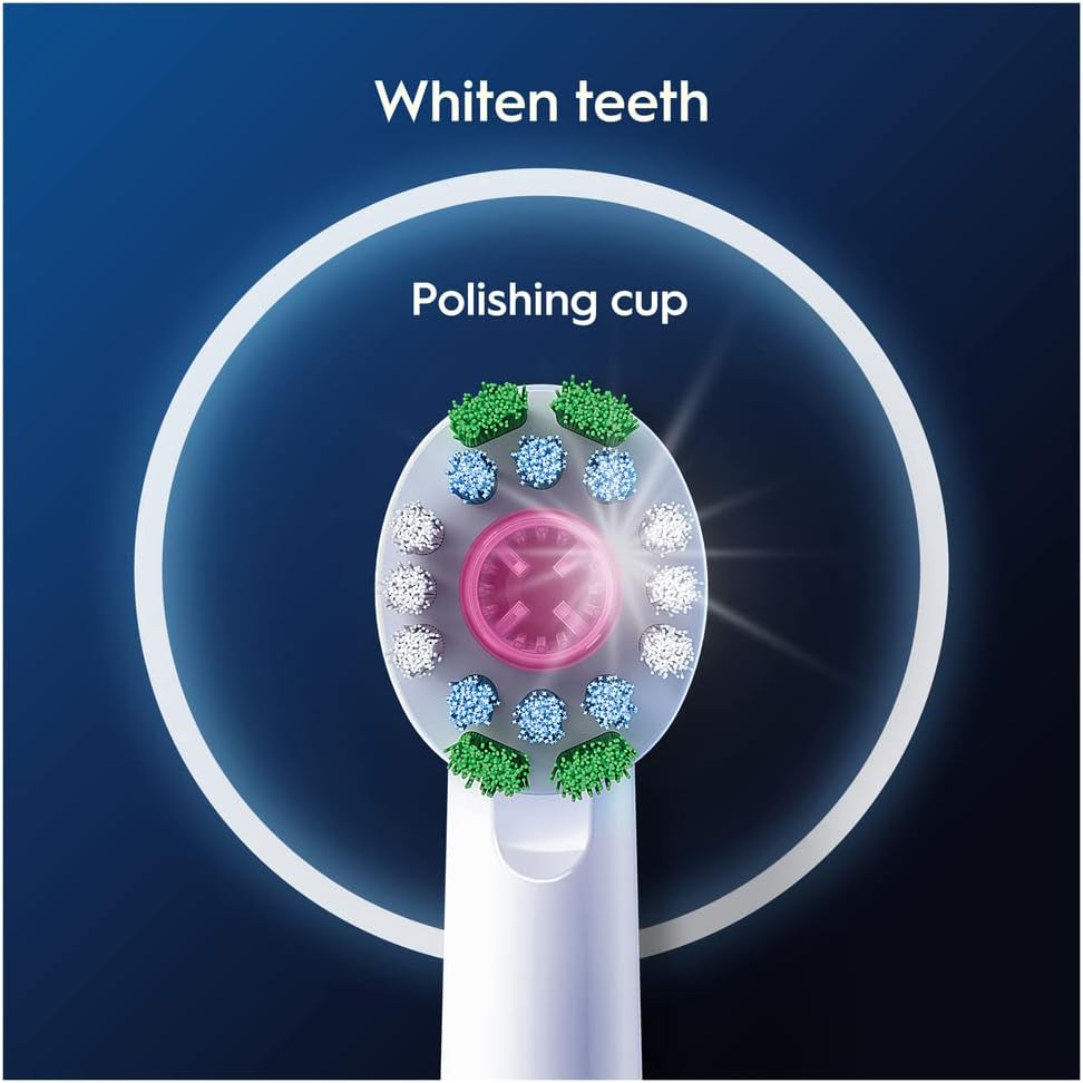 Buy Oral-B,Oral-B Pro 3D White Electric Toothbrush Head, X-Shaped Bristles And Unique Polishing Cup For Teeth Whitening And To Remove Surface Stains, Pack of 10 Toothbrush Heads, Suitable For Mailbox, White - Gadcet UK | UK | London | Scotland | Wales| Near Me | Cheap | Pay In 3 | Toothbrush
