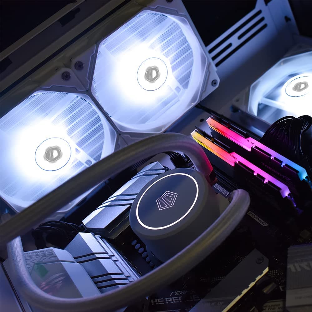 Buy ID-COOLING,ID-COOLING FROSTFLOW X240 Snow 240mm AIO Liquid CPU Cooler - White - Gadcet UK | UK | London | Scotland | Wales| Near Me | Cheap | Pay In 3 | Fans & Cooling