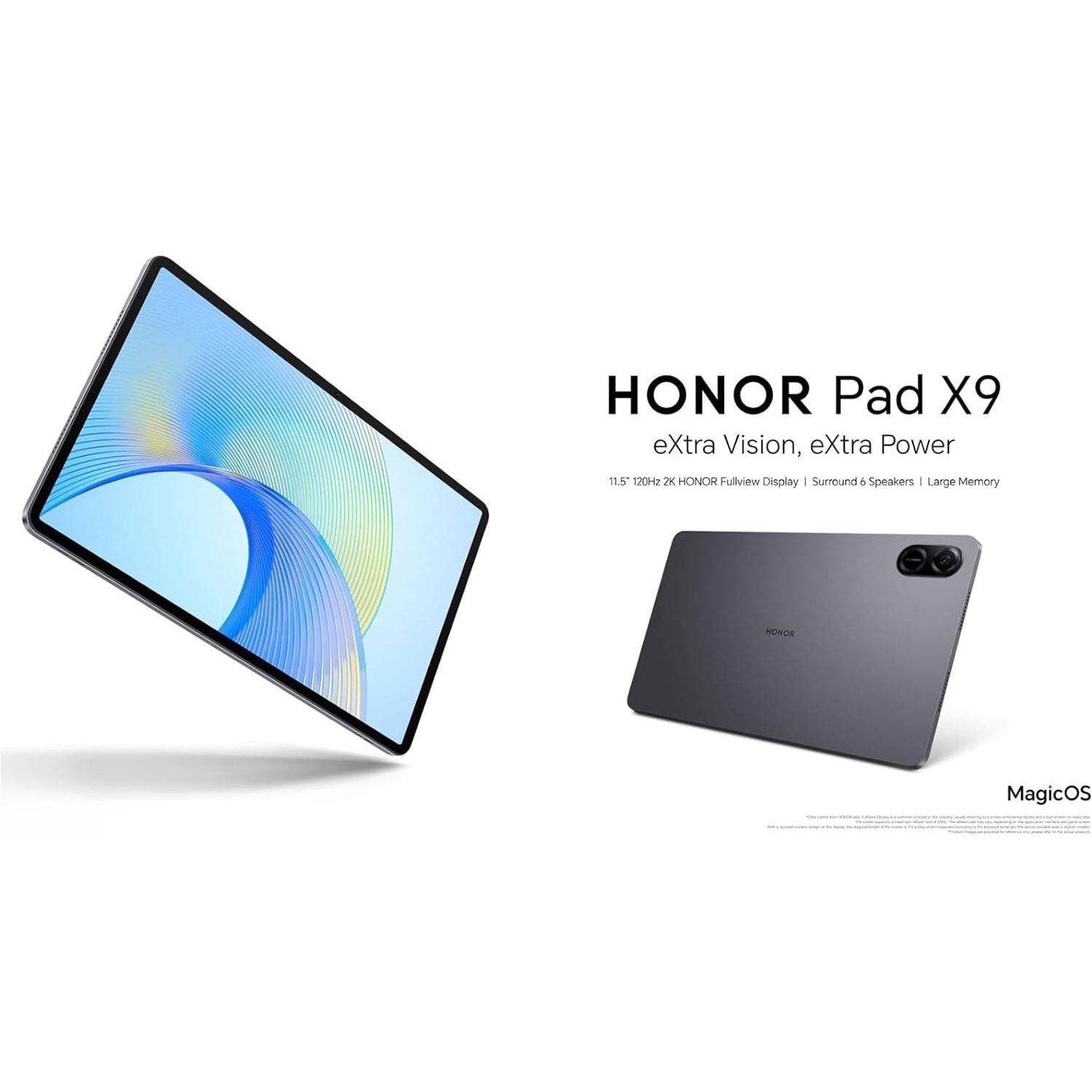 Buy Honor,HONOR Pad X9 WIFI 11.5'' Multi-Window 7250mAh Battery 4GB+128GB - Space Grey - Gadcet UK | UK | London | Scotland | Wales| Ireland | Near Me | Cheap | Pay In 3 | Tablet Computers