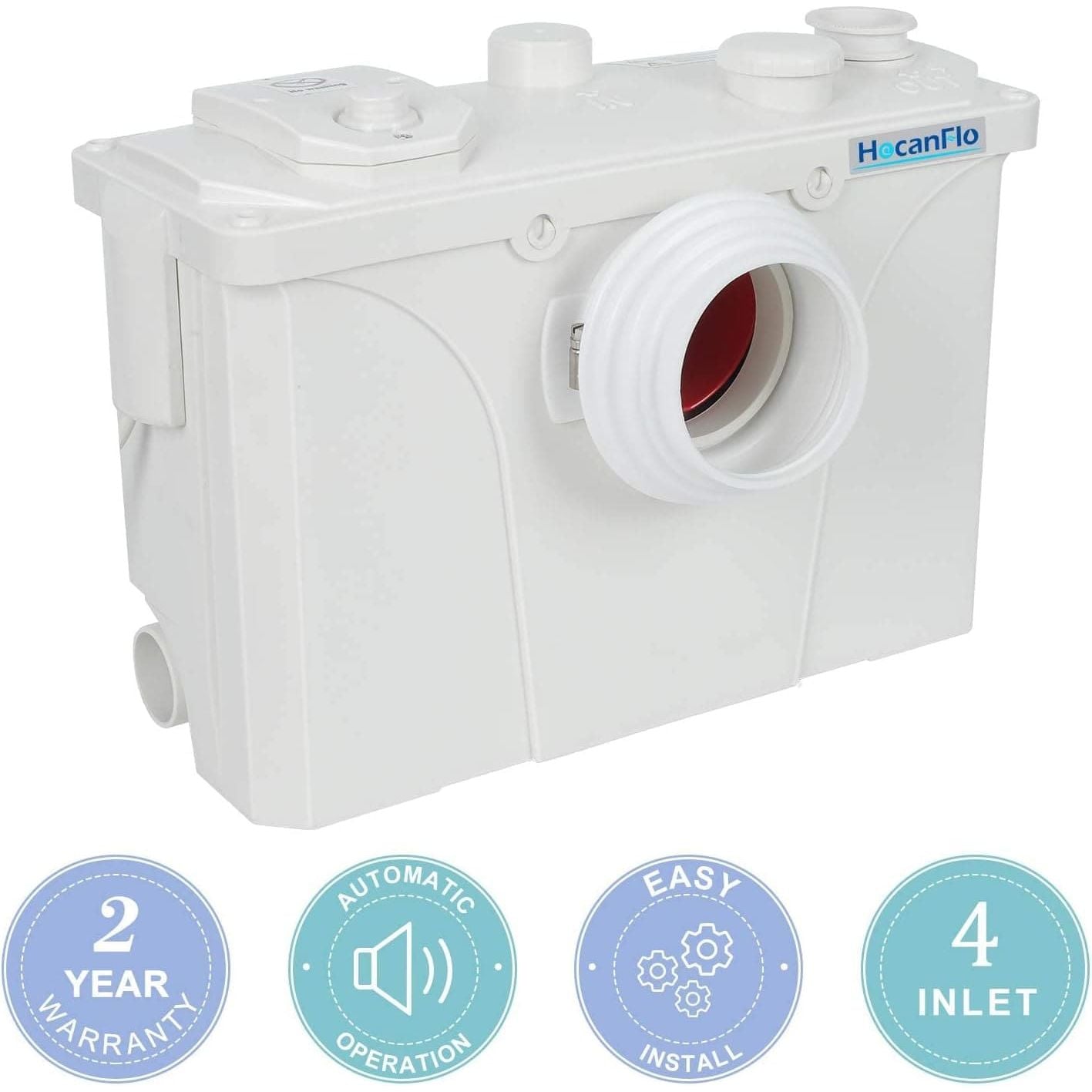 Buy HOCANFLO,Hocanflo 700W Sewerage Pump Macerator Toilet Waste Water Pump For Toilet Sink - Gadcet UK | UK | London | Scotland | Wales| Ireland | Near Me | Cheap | Pay In 3 | Bathroom Accessories