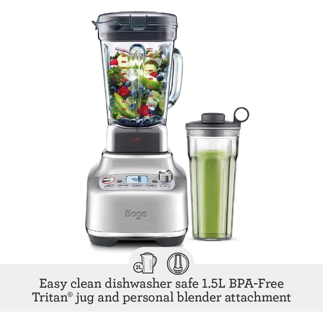Buy Sage,Sage SBL920BSS the Super Q, Super Blender, 2400 W, 2 Litres, Brushed Stainless Steel - Gadcet UK | UK | London | Scotland | Wales| Ireland | Near Me | Cheap | Pay In 3 | Electronics