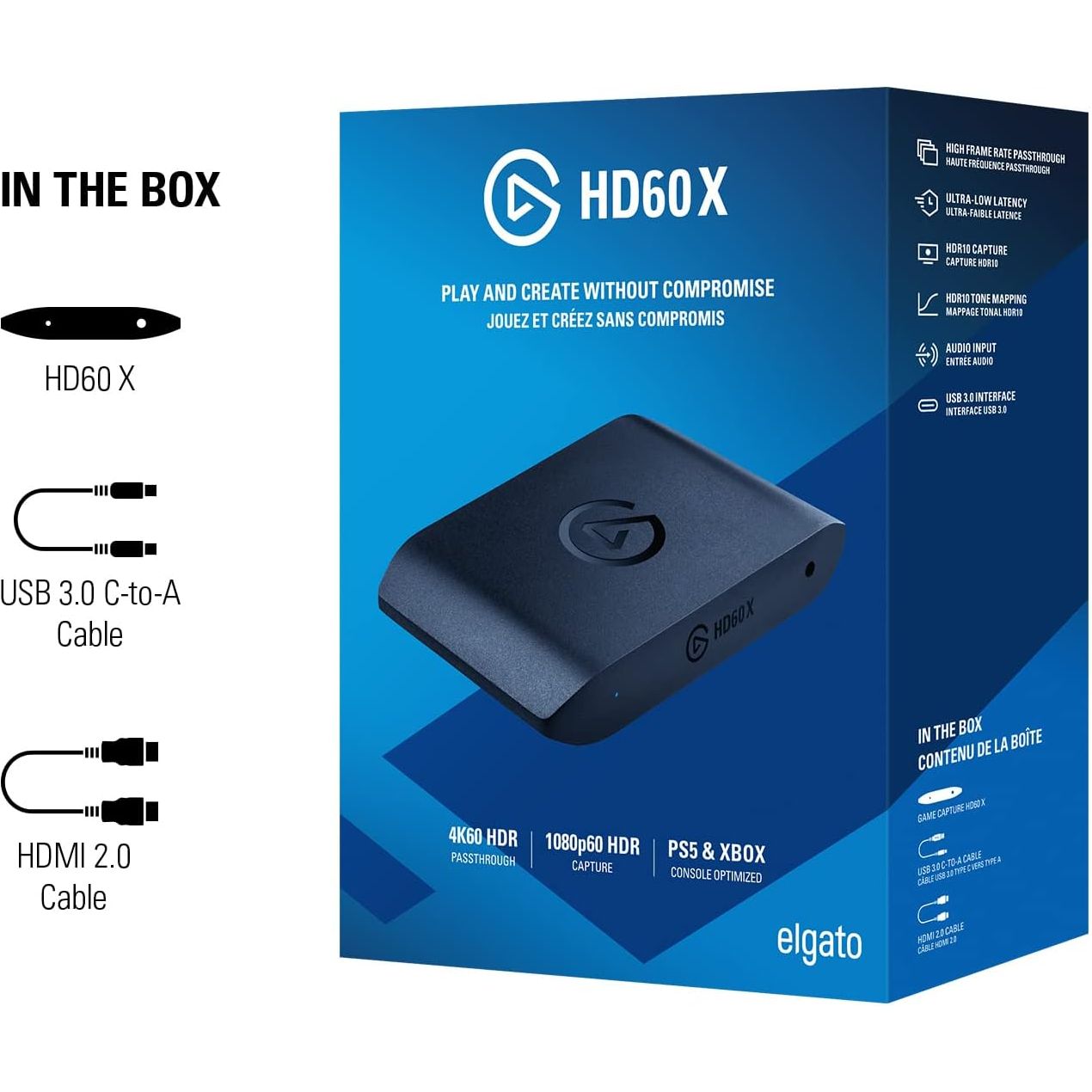 Buy Elgato,Elgato HD60 X - Stream & Record in 1080p60 HDR10 or 4K30, Ultra-Low Latency for PS5, Xbox, PC & Mac - Gadcet UK | UK | London | Scotland | Wales| Near Me | Cheap | Pay In 3 | Computer Monitor Accessories
