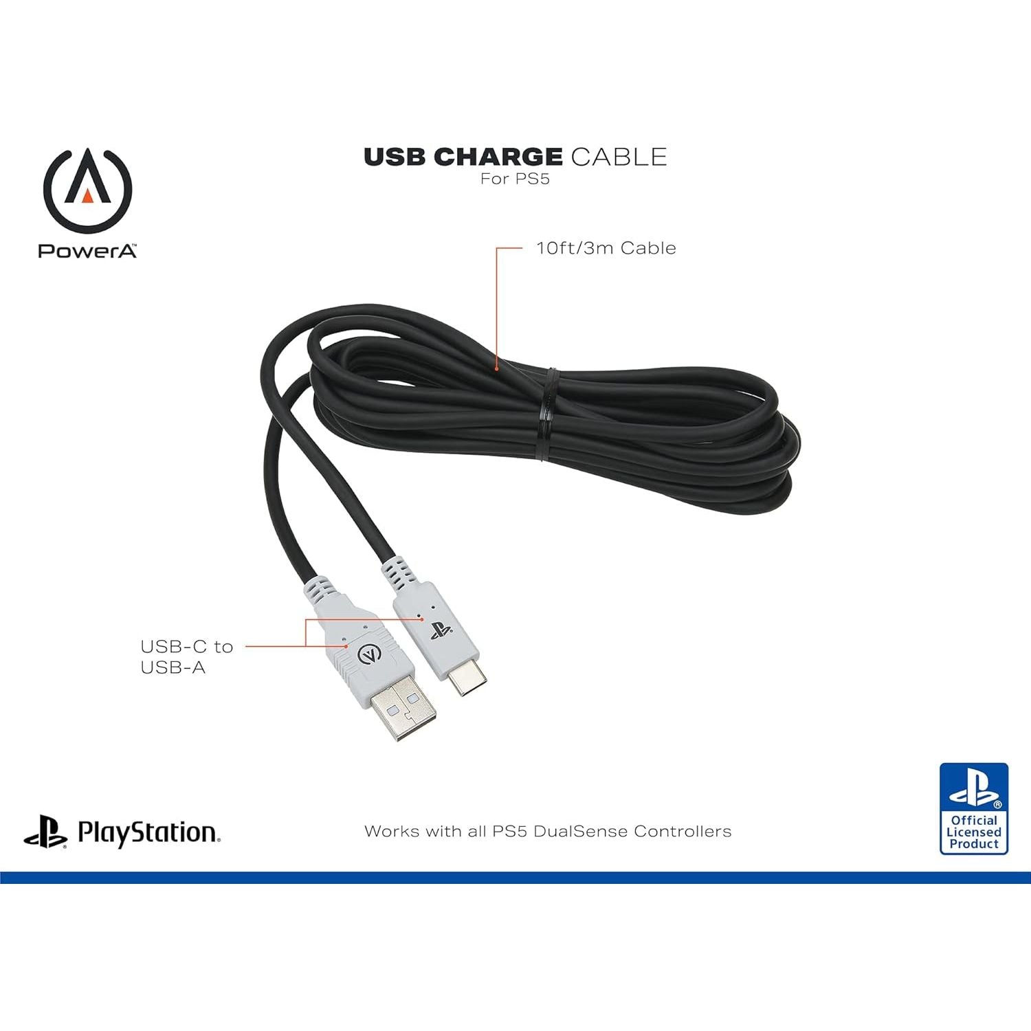Buy PlayStation,USB-C Charging Cable for PlayStation 5 (PS5) – High-Speed USB-C Cable for Controllers & Accessories - Gadcet UK | UK | London | Scotland | Wales| Near Me | Cheap | Pay In 3 | USB Cables
