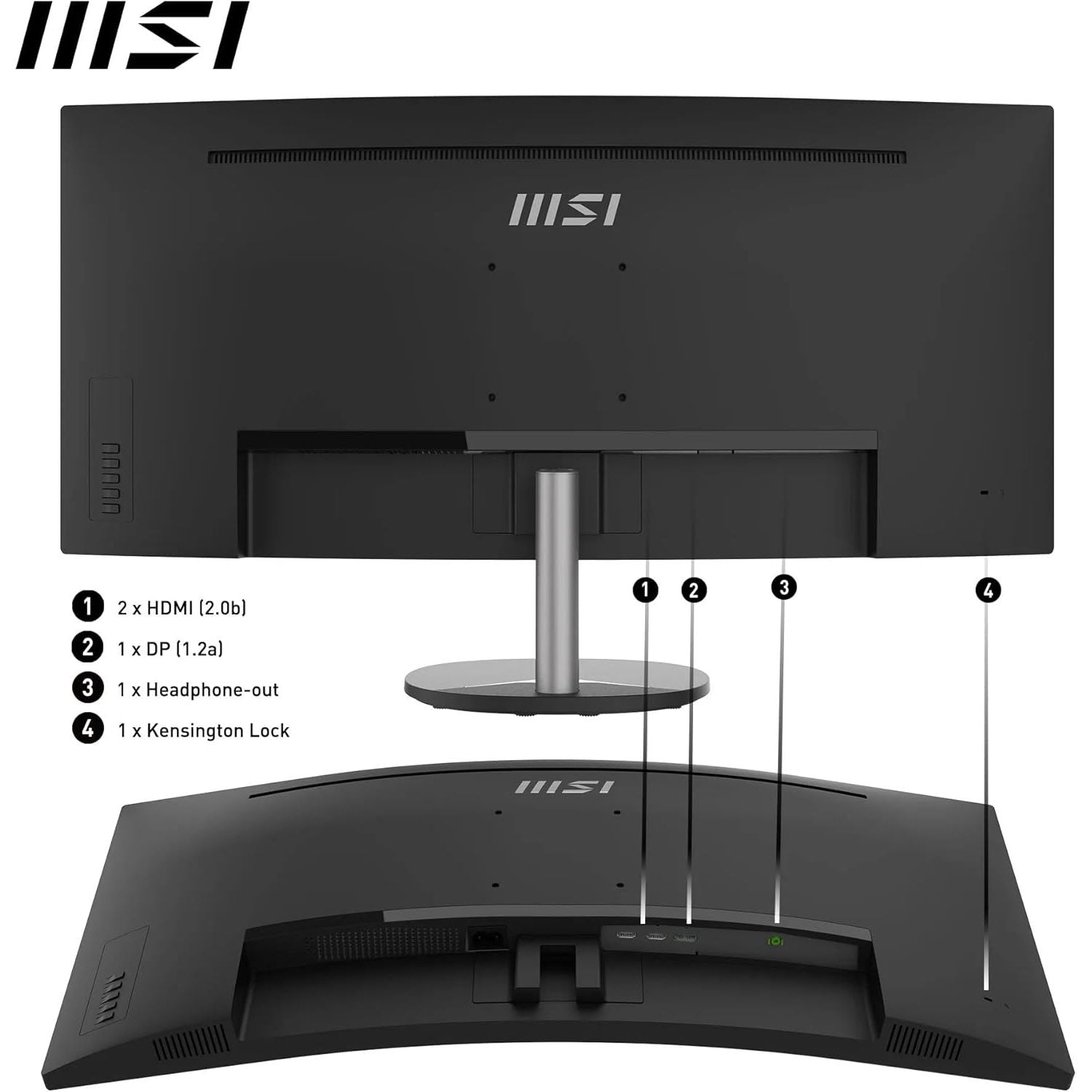 Buy MSI,MSI PRO MP341CQ 34" Curved Ultrawide Office Monitor | UWQHD 3440 × 1440 | 100Hz | 1500R Curved | HDR Ready - Gadcet UK | UK | London | Scotland | Wales| Near Me | Cheap | Pay In 3 | Computer Monitors