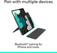 Logitech Flip Folio Keyboard Case – iPad Pro 13" (M4) & iPad Air 13" (M2/M3), Bluetooth, UK Layout, Graphite