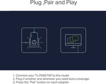 TP-Link,TP-Link 1-Port Gigabit Passthrough Powerline Starter Kit, Data Transfer Speed Up to 1300 Mbps, Ideal for HD Video Streaming and Online Gaming, No Configuration Required, UK Plug (TL-PA8010PKIT) - Gadcet.com