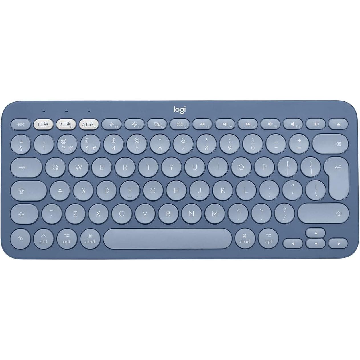 Buy Logitech,Logitech K380 Multi-Device Bluetooth Keyboard for Mac - Blueberry Blue - Gadcet UK | UK | London | Scotland | Wales| Ireland | Near Me | Cheap | Pay In 3 | Keyboards