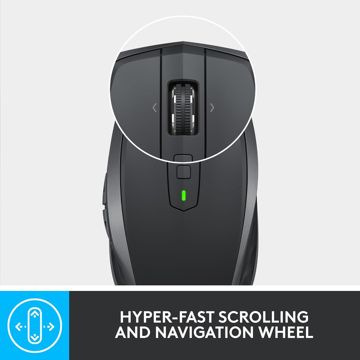 Buy Logitech,Logitech MX Anywhere 2S Wireless Mouse, Multi-Device, Bluetooth and 2.4 GHz with USB Unifying Receiver, 200 To 4000 Dpi Any Surface Laser Tracking, 7-Buttons, Laptop/ PC/ Mac/ iPad OS - Graphite Black - Gadcet UK | UK | London | Scotland | Wales| Ireland | Near Me | Cheap | Pay In 3 | Keyboard & Mouse Wrist Rests