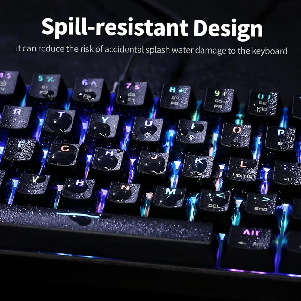Buy Docooler,Docooler Motospeed CK61 USB Wired Mechanical RGB Gaming Keyboard - Gadcet.com | UK | London | Scotland | Wales| Ireland | Near Me | Cheap | Pay In 3 | Keyboards