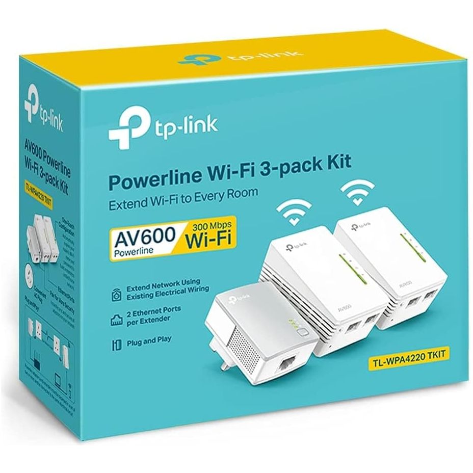 Buy Gadcet UK,TP-Link TL-WPA4220 TKIT 2-Port Powerline Adapter WiFi Starter Kit, Range Extender, Broadband/WiFi Extender, WiFi Booster/Hotspot, No Configuration Required, UK Plug - Gadcet UK | UK | London | Scotland | Wales| Near Me | Cheap | Pay In 3 |