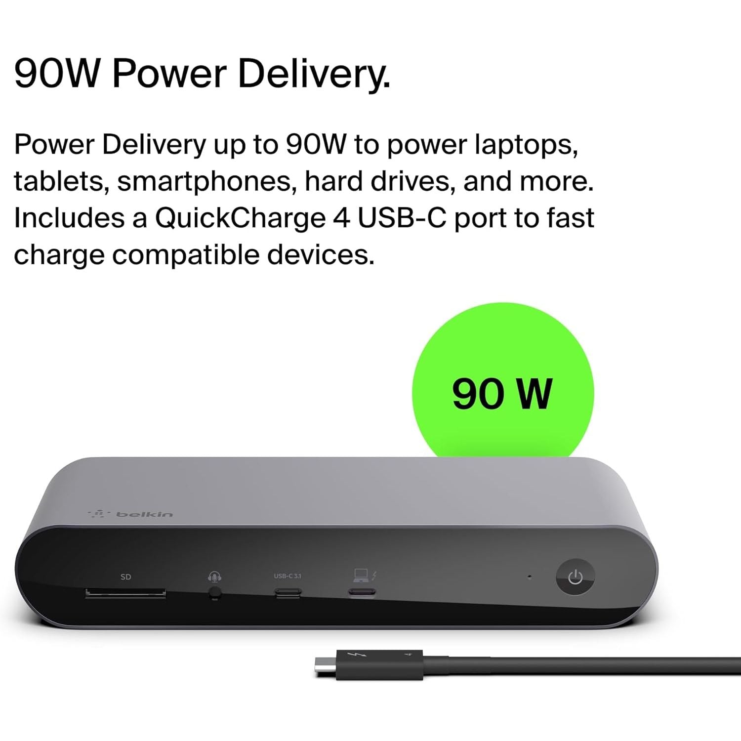 Buy Belkin,Belkin Thunderbolt 4 Dock Pro – Single 8K @ 30Hz / Dual 4K Docking Station with 90W Power Delivery - Gadcet UK | UK | London | Scotland | Wales| Near Me | Cheap | Pay In 3 | Laptop Docking Stations