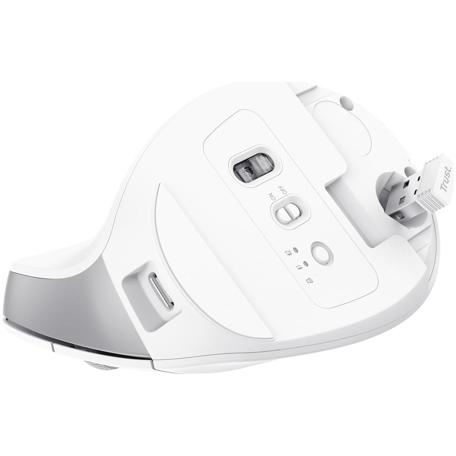 Buy Trust Gaming,Trust Bayo+ Rechargeable Vertical Mouse - Ergonomic, Wireless - Gadcet UK | UK | London | Scotland | Wales| Near Me | Cheap | Pay In 3 | Keyboard & Mouse