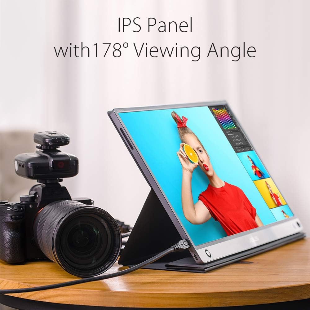 Buy ASUS,ASUS ZenScreen Touch 15.6" FHD Portable Monitor (MB16AMT) - IPS, 1080P, USB-C, HDMI, 10-Point Touch, Smart Cover, Compatible with Laptop, PC, Phone - Gadcet UK | UK | London | Scotland | Wales| Near Me | Cheap | Pay In 3 | Portable Monitors