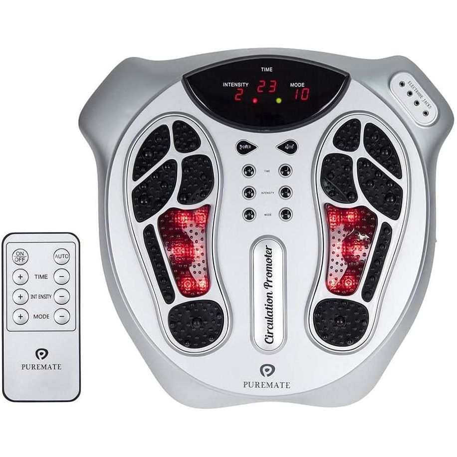Buy PureMate,PureMate PM605 Foot Circulation & Body Therapy Massager with 99 Electromagnetic Wave Intensities, 15 Modes & Remote Control - Gadcet UK | UK | London | Scotland | Wales| Near Me | Cheap | Pay In 3 | Electric Foot Massagers
