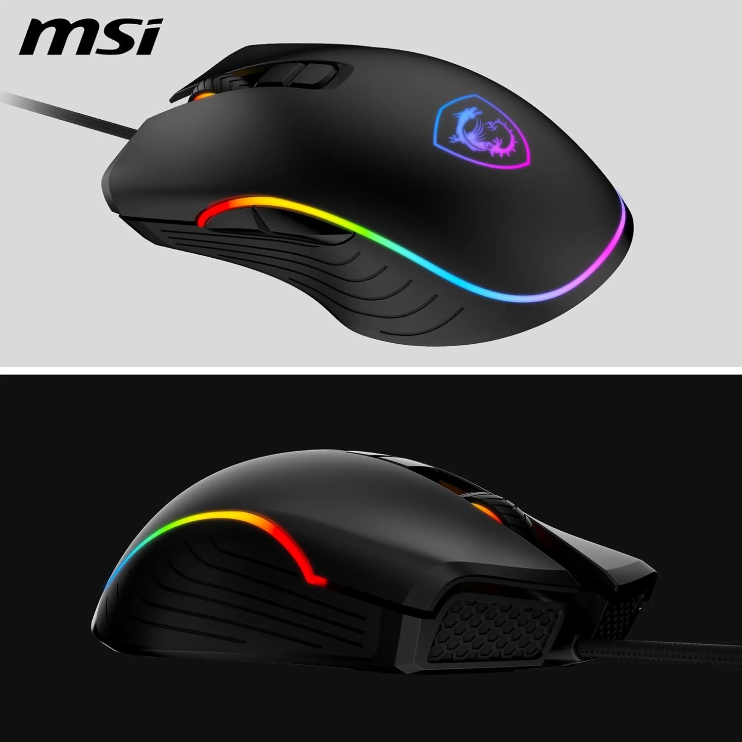 Buy MSI,MSI FORGE GM300 Gaming Mouse – 7200 DPI Optical Sensor, Symmetrical Design, 7 Buttons, 10M+ Click Switches, RGB LED, Wired - Gadcet UK | UK | London | Scotland | Wales| Near Me | Cheap | Pay In 3 | Keyboard & Mouse