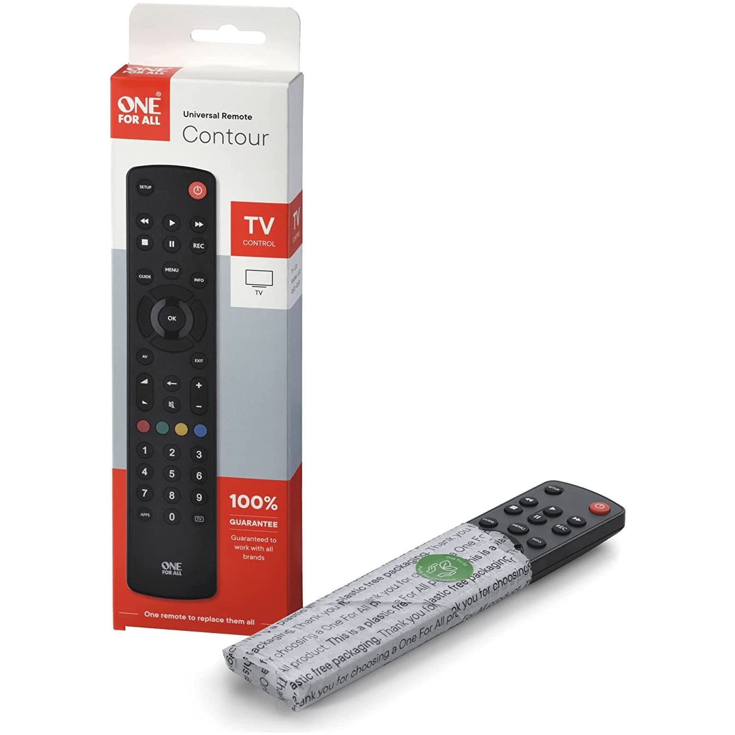 One for all,One For All URC1210 Contour Universal TV Remote Control - Gadcet.com