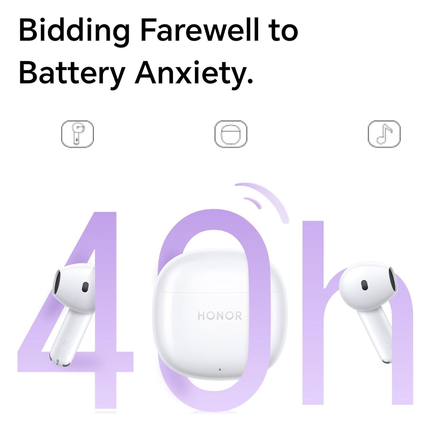 Buy Honor,Honor X6 True Wireless Earbuds, White - Gadcet UK | UK | London | Scotland | Wales| Near Me | Cheap | Pay In 3 | In-Ear Headphones