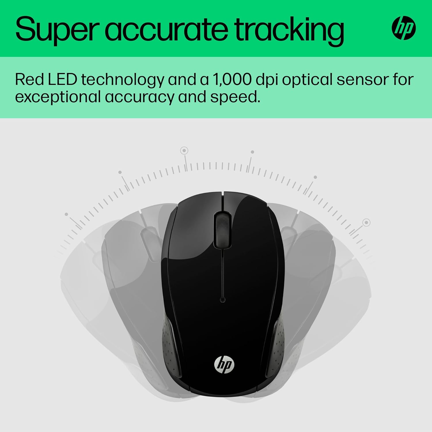 Buy hp,HP 200 Wireless Mouse – 2.4GHz, 1000 DPI Optical Sensor, 12-Month Battery, Black - Gadcet UK | UK | London | Scotland | Wales| Near Me | Cheap | Pay In 3 | Keyboard & Mouse