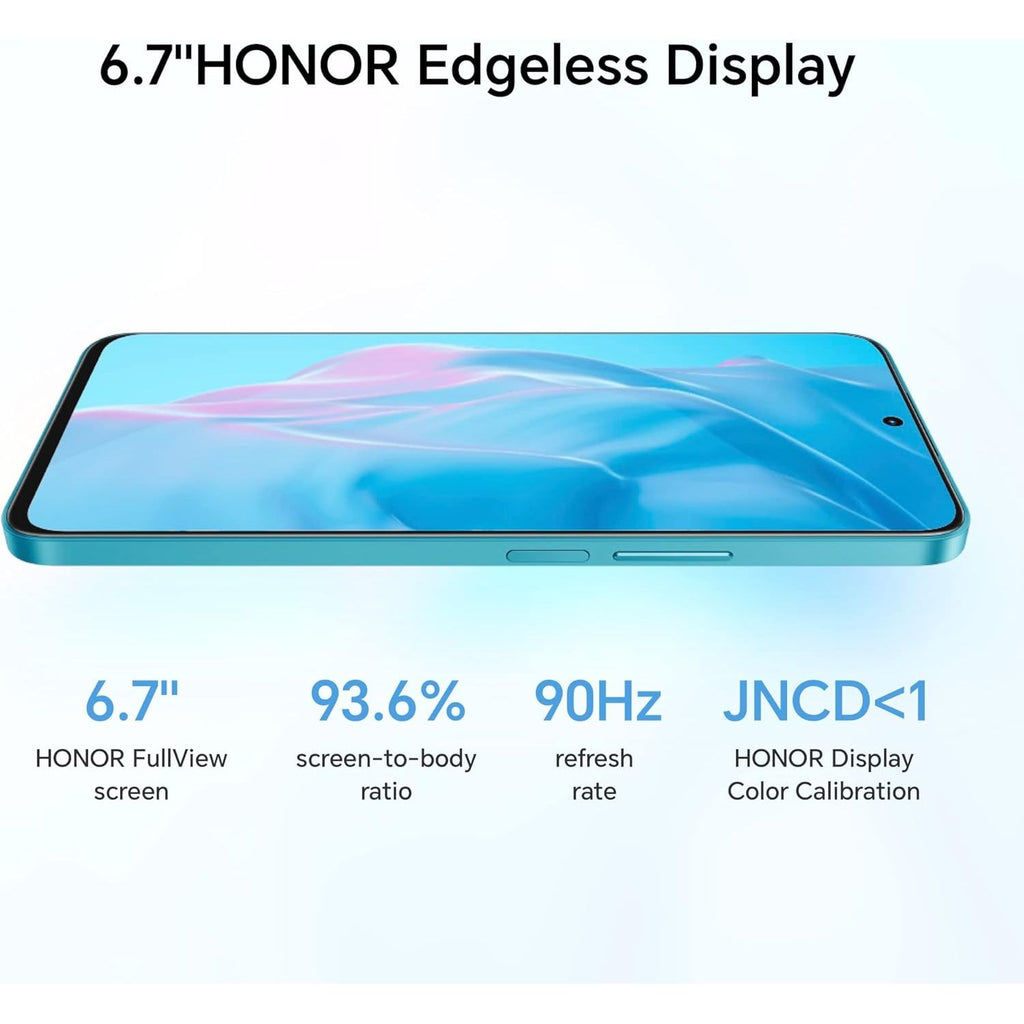 Honor X8a CRT-LX1 - 128GB + 6GB, Cyan Lake, Unlocked | Gadcet UK