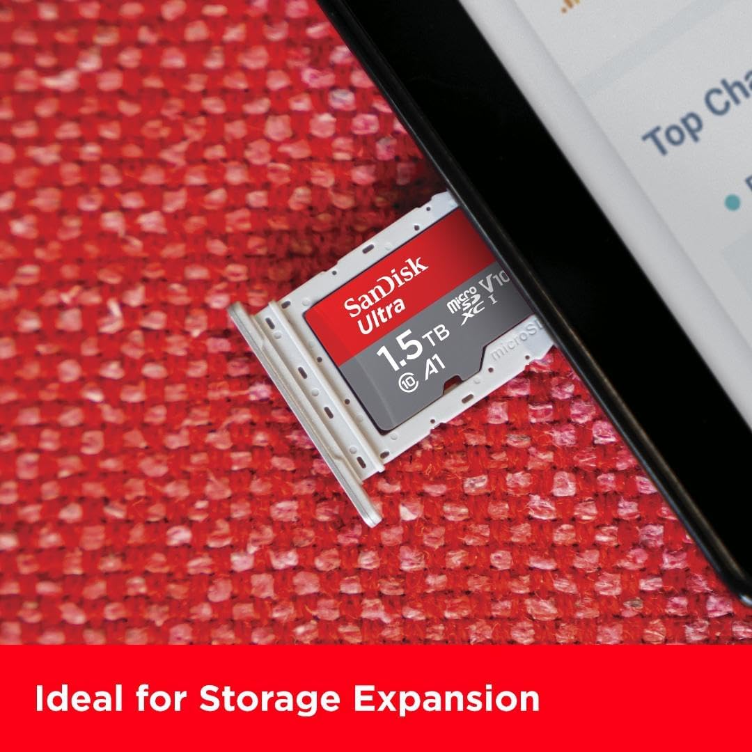 Buy SanDisk,SanDisk 1.5TB Ultra microSDXC Card + SD Adapter - Full HD, Up to 150MB/s, A1 App Performance, UHS-I, Class 10, U1 - Gadcet UK | UK | London | Scotland | Wales| Near Me | Cheap | Pay In 3 | Flash Memory Cards