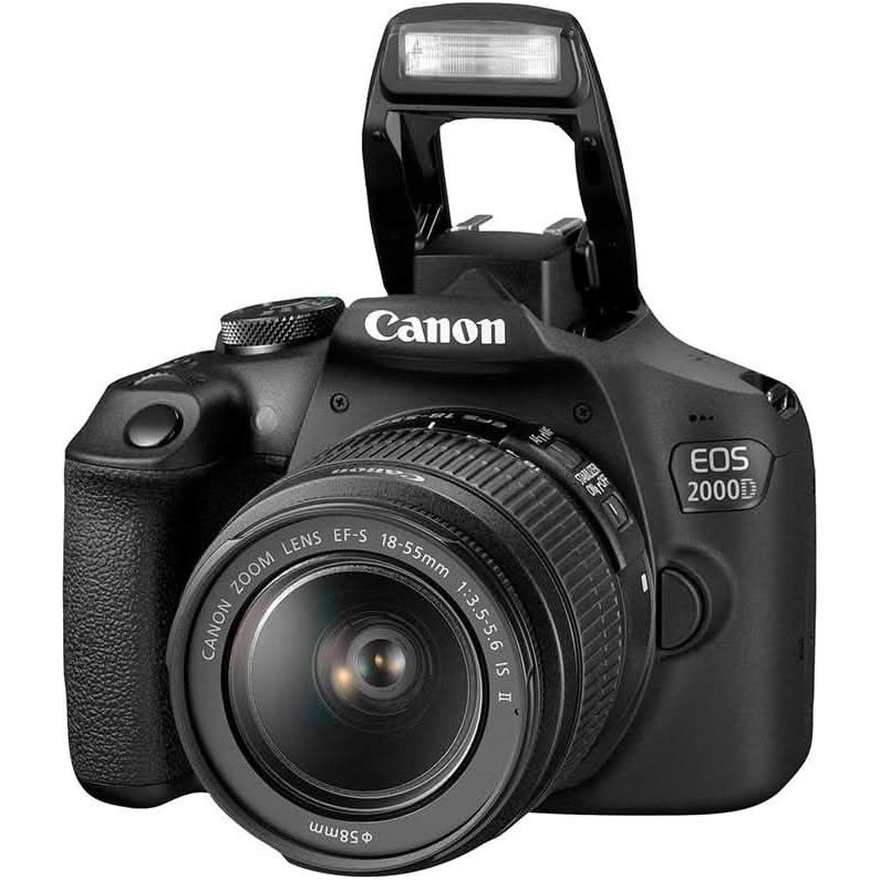 Buy Canon,Canon EOS 2000D DSLR Camera with 18-55mm IS II Lens - Black - Gadcet UK | UK | London | Scotland | Wales| Near Me | Cheap | Pay In 3 | Digital Cameras
