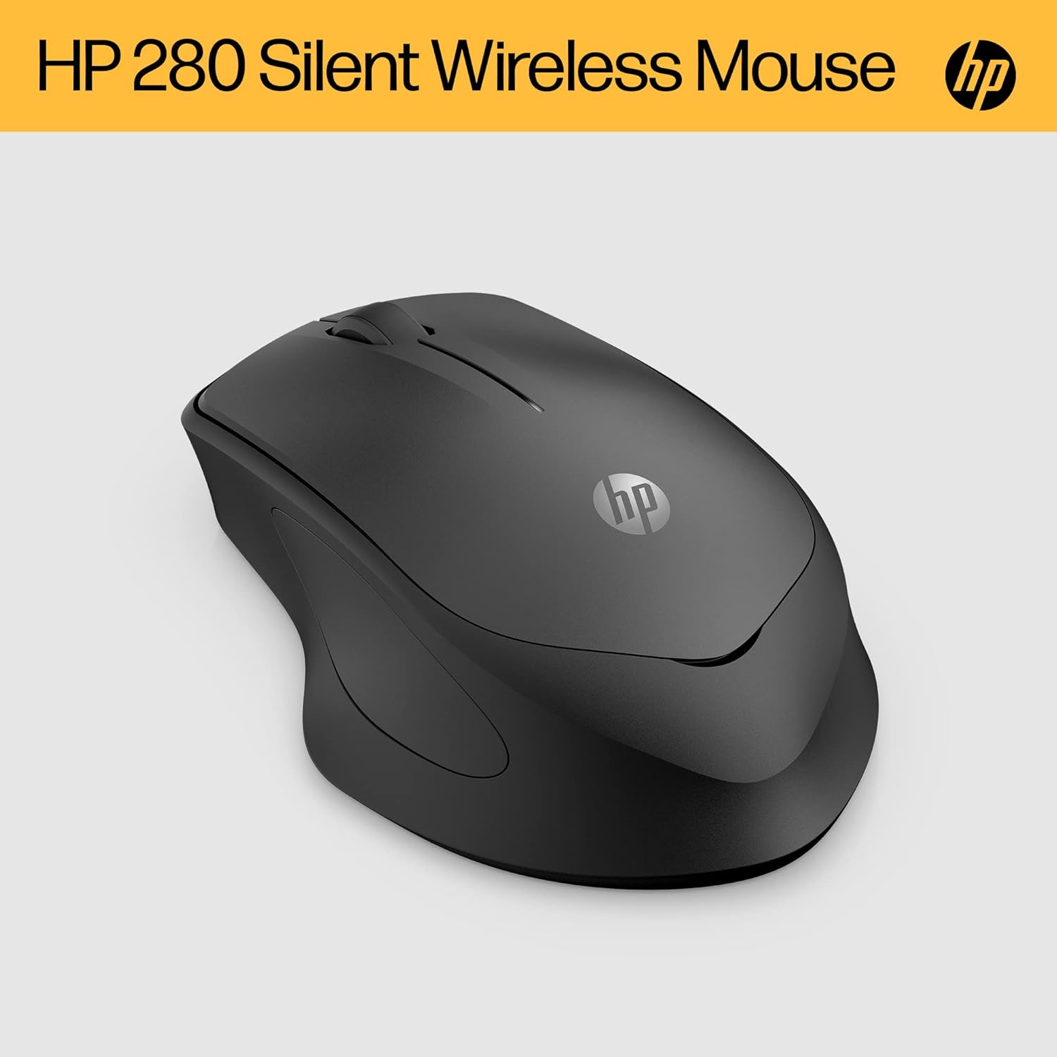 Buy HP,HP 280 Silent Wireless Mouse, 1600 DPI, Blue Optical Tech, Ergonomic, 90% Noise Reduction, Black - Gadcet UK | UK | London | Scotland | Wales| Near Me | Cheap | Pay In 3 | Keyboard & Mouse