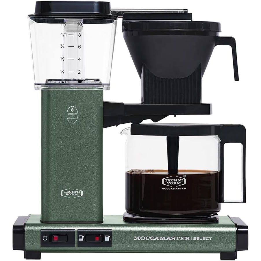 Buy Moccamaster,Moccamaster 53822 KBG Select, Filter Coffee Machine, Forest Green, UK Plug, 1.25 Liters - Gadcet UK | UK | London | Scotland | Wales| Near Me | Cheap | Pay In 3 | Drip Coffee Makers