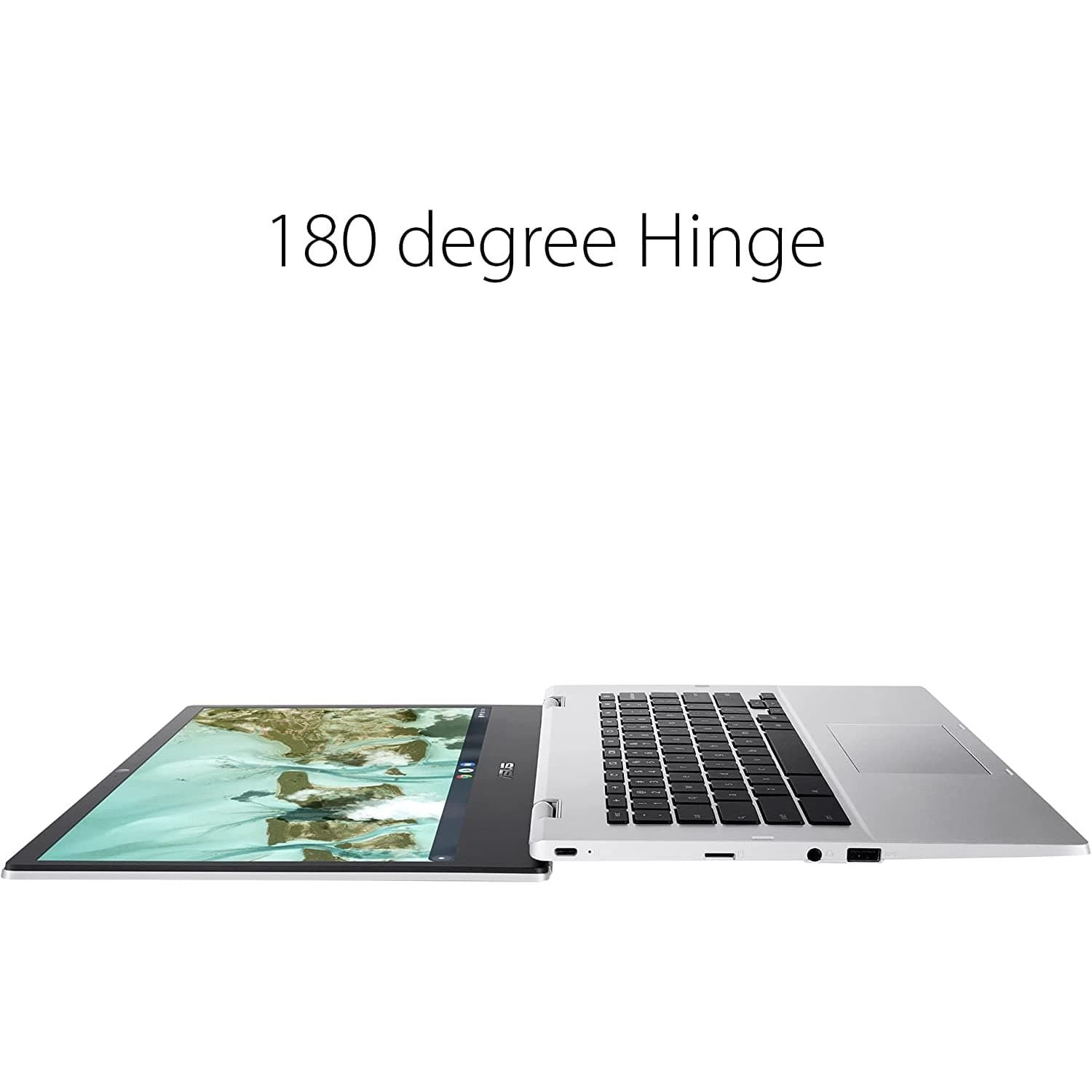 ASUS,Asus Chromebook CX1400CN Intel N3350/BGA 4GB RAM, 64GB Storage eMMC, Chrome OS - Transparent Silver - Gadcet.com