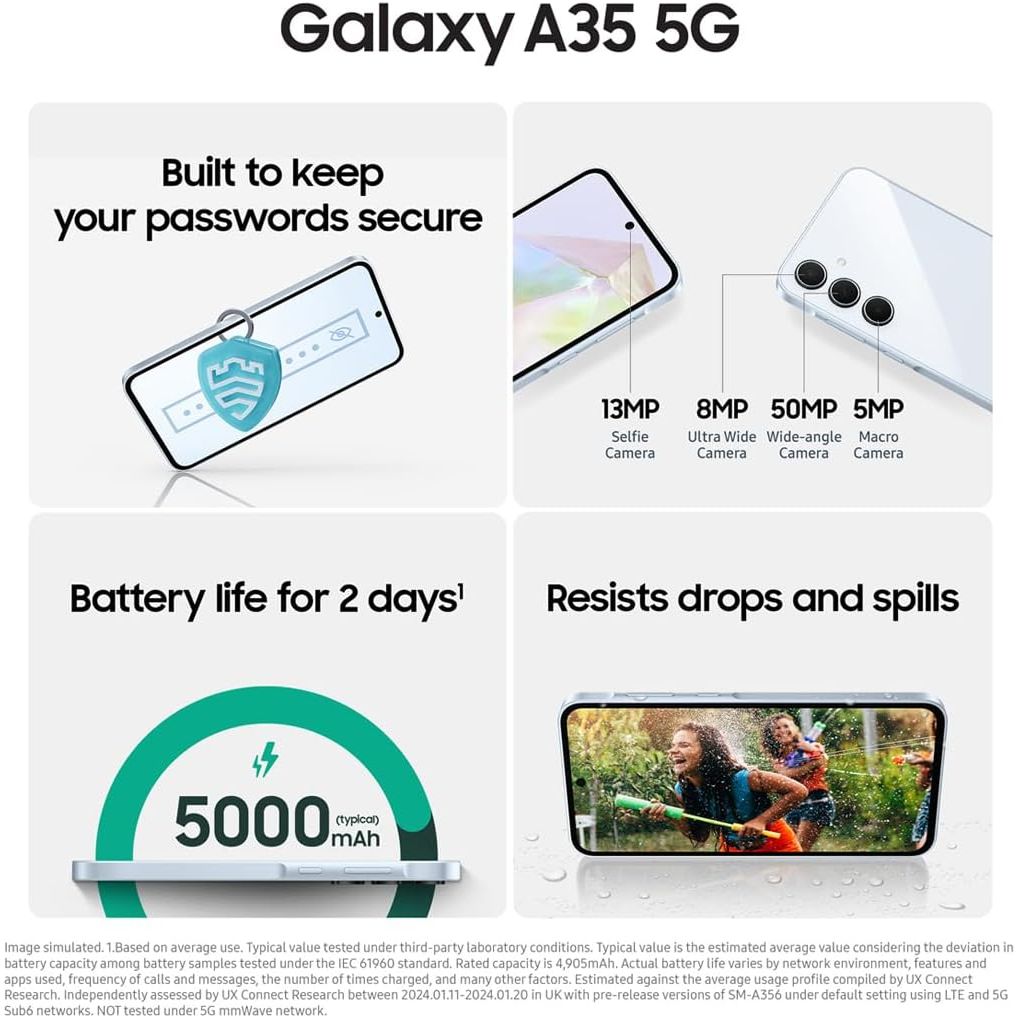 Buy Samsung,Samsung Galaxy A35 5G 256GB 8GB Awesome Navy SIM-Free Unlocked Mobile Phone - Gadcet UK | UK | London | Scotland | Wales| Near Me | Cheap | Pay In 3 | Unlocked Mobile Phone